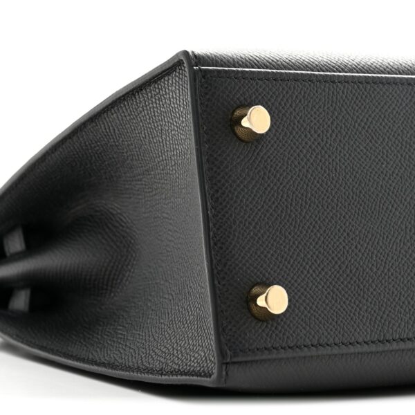 Hermès Epsom Kelly Sellier 25 Black
