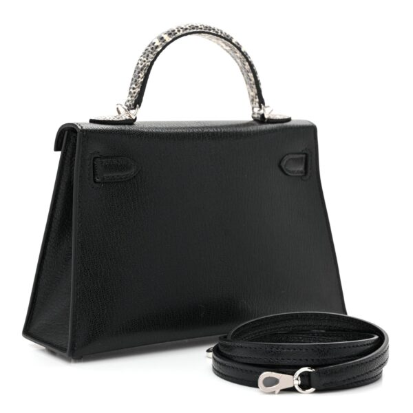 Hermès Chevre Chamkila Lizard Mini Kelly Sellier Touch 20