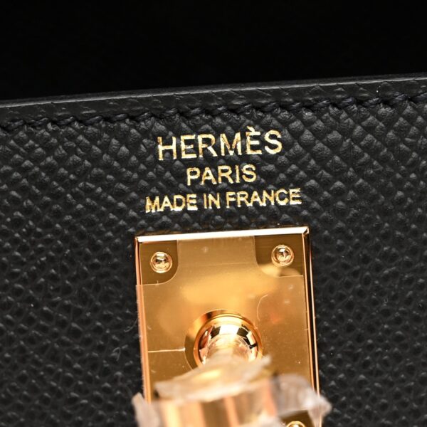 Hermès Epsom Kelly Sellier 25 Black