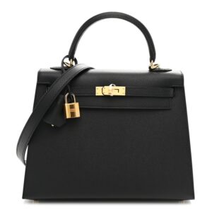 7d29f2bce44dfb7d47809cbbdf1d801e Hermès Epsom Kelly Sellier 25 Black
