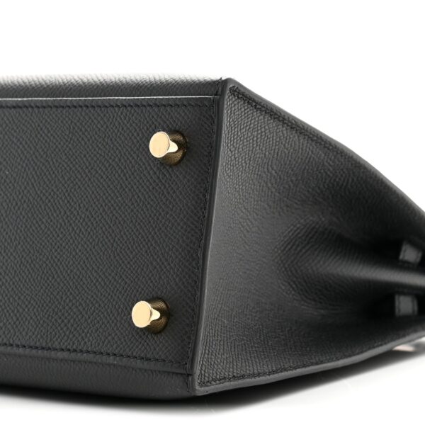 Hermès Epsom Kelly Sellier 25 Black
