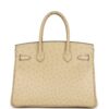 Hermès Birkin 30 Parchemin Ostrich Gold Hardware