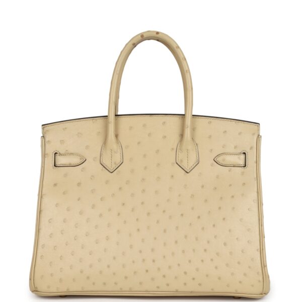 Hermès Birkin 30 Parchemin Ostrich Gold Hardware