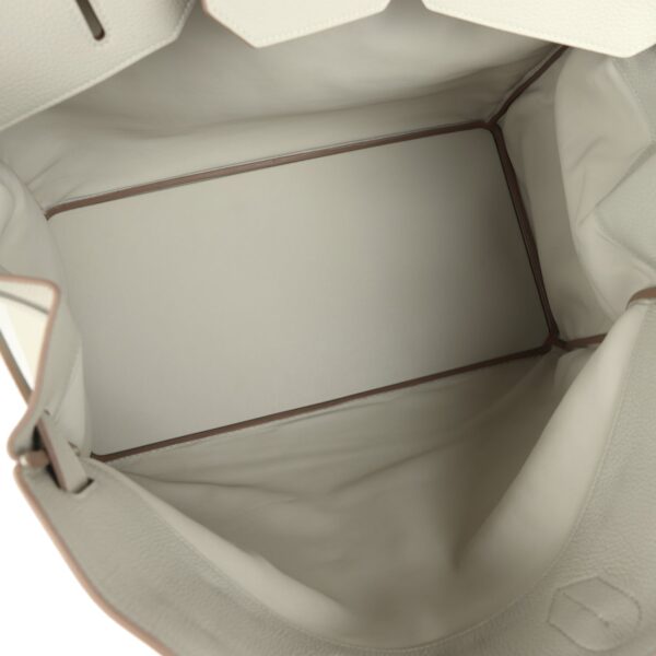 H-B-251031-1-PA-01 Hermès HAC Birkin 50 "Endless Road" Gris Perle Togo Palladium Hardware
