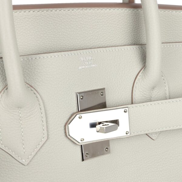 H-B-251031-1-PA-02 Hermès HAC Birkin 50 "Endless Road" Gris Perle Togo Palladium Hardware