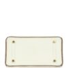 H-B-251229-7-06 Hermès Birkin 25 in White and Etoupe Clemence Leather with Brushed Gold Hardware