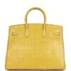 H-B-260123-8-05 Hermès Birkin 35 Mimosa Matte Alligator Palladium Hardware