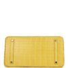 H-B-260123-8-06 Hermès Birkin 35 Mimosa Matte Alligator Palladium Hardware