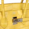 H-B-260123-8-08 Hermès Birkin 35 Mimosa Matte Alligator Palladium Hardware