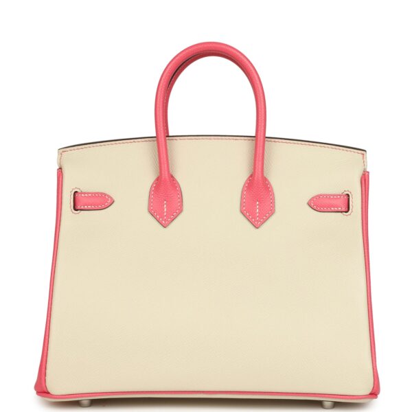 Hermès Birkin 25 Craie, Rose Azalee Epsom Brushed Palladium Hardware