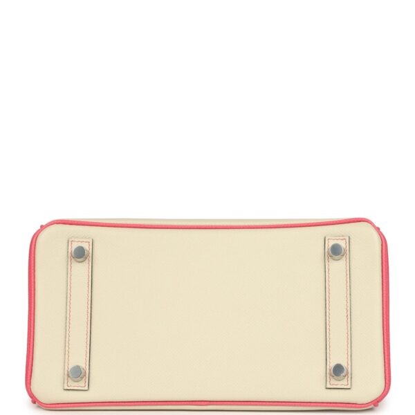 Hermès Birkin 25 Craie, Rose Azalee Epsom Brushed Palladium Hardware