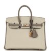 Hermès Birkin 25 Beton, Gris Asphalt Togo Rose Gold Hardware