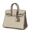 Hermès Birkin 25 Beton, Gris Asphalt Togo Rose Gold Hardware