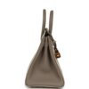 Hermès Birkin 25 Beton, Gris Asphalt Togo Rose Gold Hardware