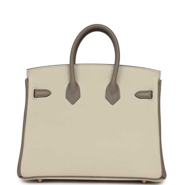Hermès Birkin 25 Beton, Gris Asphalt Togo Rose Gold Hardware