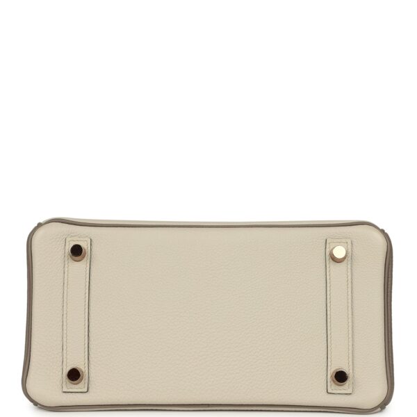 Hermès Birkin 25 Beton, Gris Asphalt Togo Rose Gold Hardware