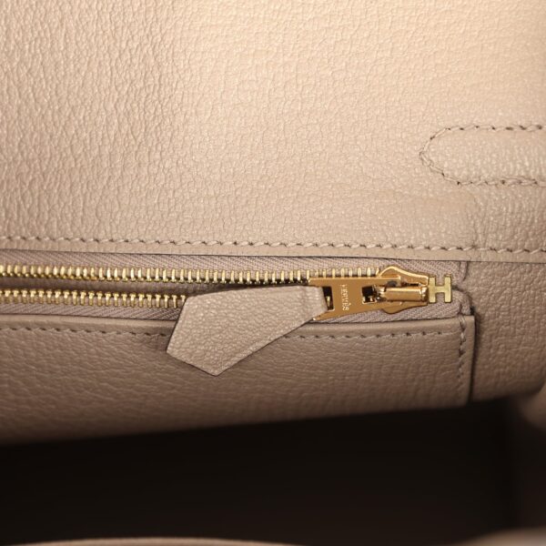 Hermès Birkin 25 Beton, Gris Asphalt Togo Rose Gold Hardware