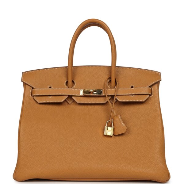 Hermès Birkin 35 Naturel Sable Togo Gold Hardware