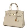 H-B-260505-1-03 Hermès Birkin 30 Craie Togo Rose Gold Hardware