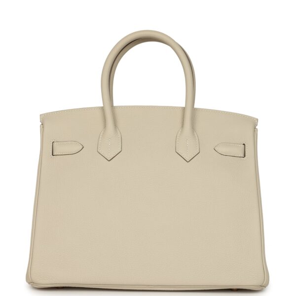H-B-260505-1-05 Hermès Birkin 30 Craie Togo Rose Gold Hardware