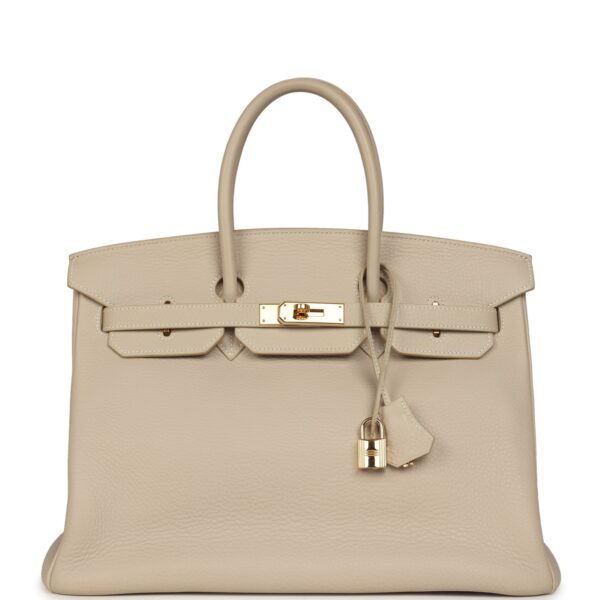 H-B-260508-5-01_eb34b24f-2c18-41 Vintage Hermès Birkin 35 Beige Rose Clemence Gold Hardware