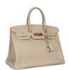 H-B-260508-5-02_7150e8f0-ffe0-45 Vintage Hermès Birkin 35 Beige Rose Clemence Gold Hardware