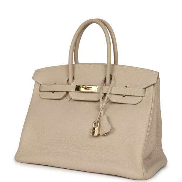 H-B-260508-5-03_54f126df-cd59-49 Vintage Hermès Birkin 35 Beige Rose Clemence Gold Hardware