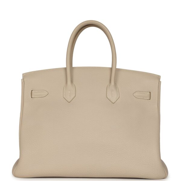 H-B-260508-5-05_09106876-968f-40 Vintage Hermès Birkin 35 Beige Rose Clemence Gold Hardware