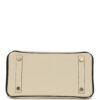 H-B-260511-5-06 Hermès Special Order (HSS) Birkin 25 Craie and Black Togo Brushed Gold Hardware