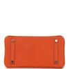 H-B-260512-2-CL-06 Hermès Birkin 25 Tangerine Ostrich Palladium Hardware