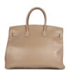 H-B-260601-8-05 Hermès Birkin 35 Argile Tadelakt Guilloche Palladium Hardware