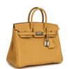 H-B-260602-1-02 Hermès Birkin 25 Paille Togo Palladium Hardware