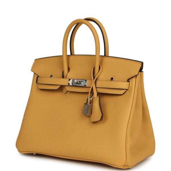 H-B-260602-1-03 Hermès Birkin 25 Paille Togo Palladium Hardware