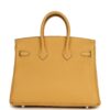 H-B-260602-1-05 Hermès Birkin 25 Paille Togo Palladium Hardware