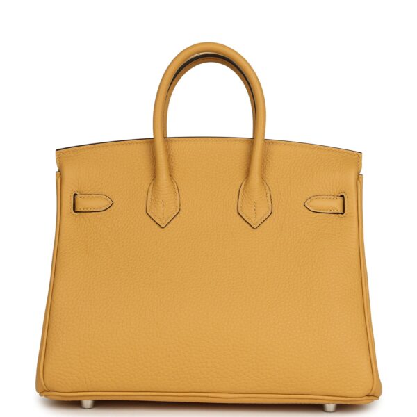 H-B-260602-1-05 Hermès Birkin 25 Paille Togo Palladium Hardware