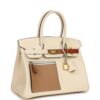 Hermès Colormatic Birkin 30 Nata, Lime, Chai, Cuivre and Bleu Brume Swift Gold Hardware
