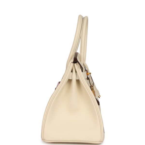 Hermès Colormatic Birkin 30 Nata, Lime, Chai, Cuivre and Bleu Brume Swift Gold Hardware