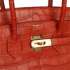Hermès Birkin 35 Orange Matte Alligator Gold Hardware