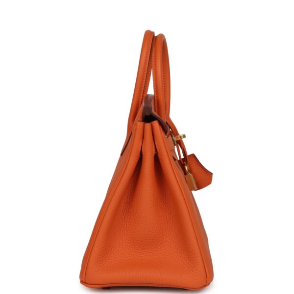 H-B-260613-1-04 Hermès Birkin 25 Orange Togo Gold Hardware