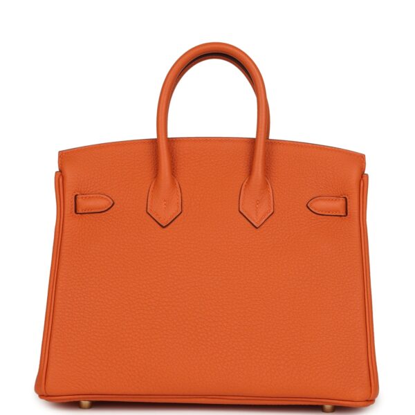 H-B-260613-1-05 Hermès Birkin 25 Orange Togo Gold Hardware