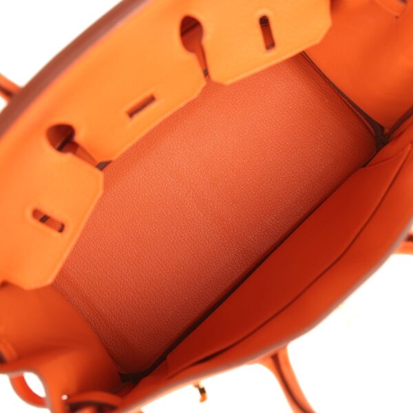 H-B-260613-1-09 Hermès Birkin 25 Orange Togo Gold Hardware