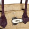 Hermès Special Order (HSS) Birkin 30 Poussiere, Amethyst Matte Alligator Palladium Hardware