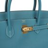H-B-260618-13-08 Hermès Birkin 40 Blue Jean Togo Gold Hardware