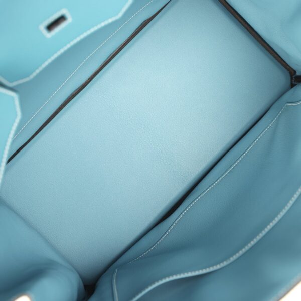 H-B-260618-13-09 Hermès Birkin 40 Blue Jean Togo Gold Hardware