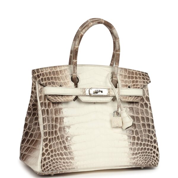 Hermès Birkin 30 Himalaya Niloticus Crocodile Palladium Hardware