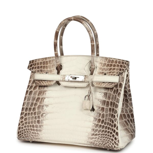Hermès Birkin 30 Himalaya Niloticus Crocodile Palladium Hardware