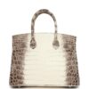 Hermès Birkin 30 Himalaya Niloticus Crocodile Palladium Hardware