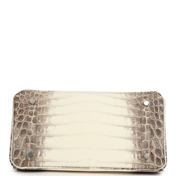 Hermès Birkin 30 Himalaya Niloticus Crocodile Palladium Hardware