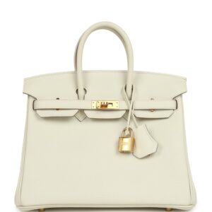 Hermès Birkin 25 Mushroom Togo Gold Hardware