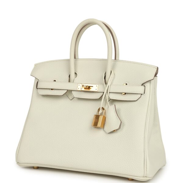 H-B-260629-1-HD-03 Hermès Birkin 25 Mushroom Togo Gold Hardware
